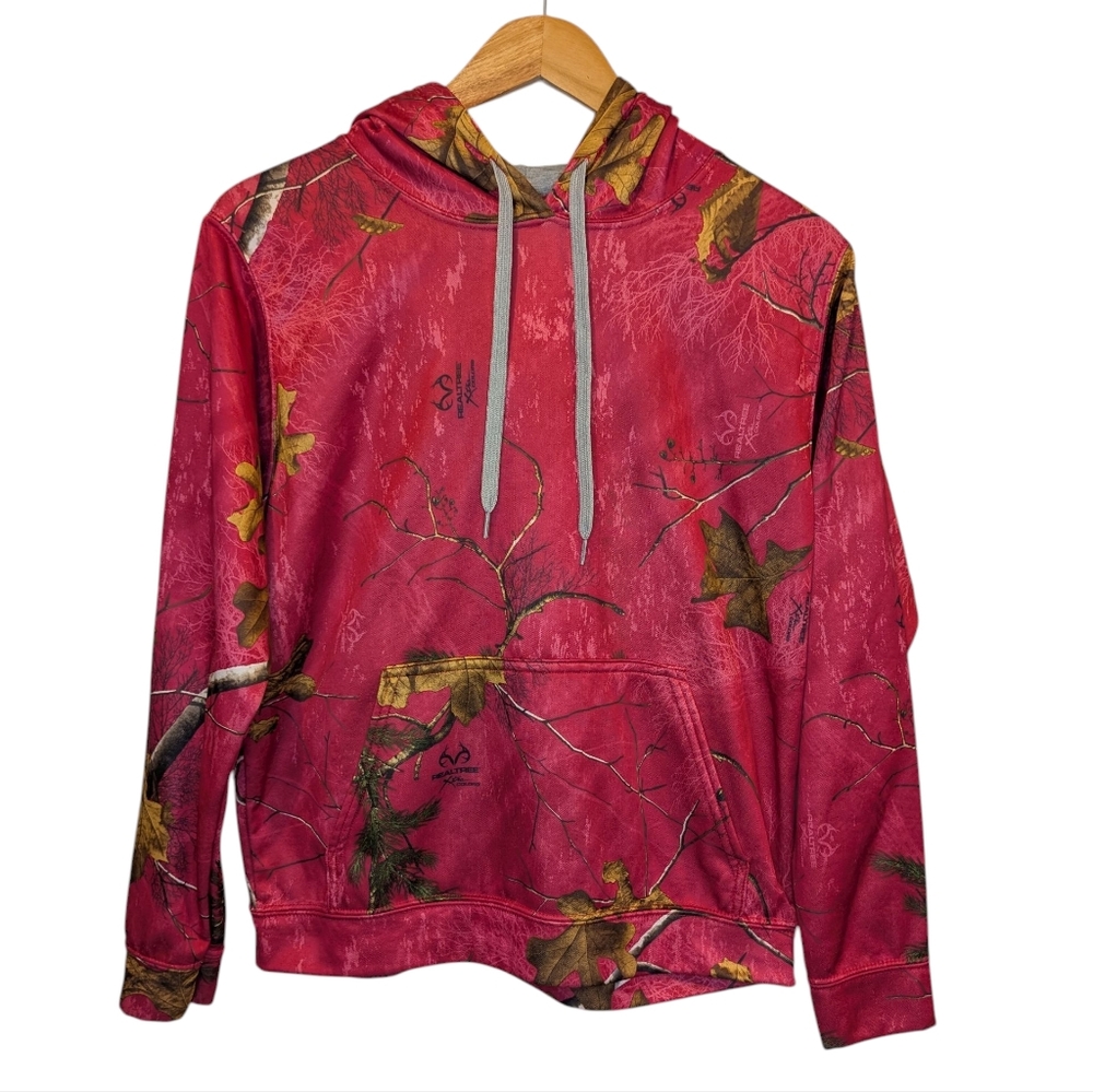 Realtree Women's Camo Pullover Hoodie Sweatshirts  Size Medium